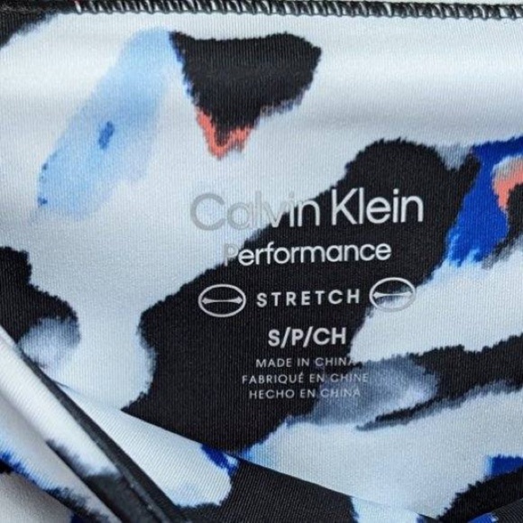 Calvin Klein Performance Women's Active Bike Short multicolor with pockets Smal - Picture 6 of 10